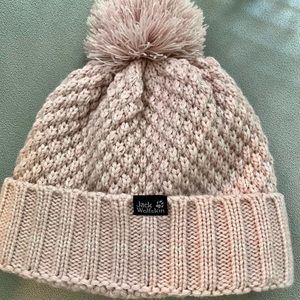 Jack wolfskin beanie pink